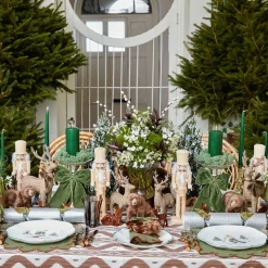 Mrs. Alice Rattan Reindeer (Pair) - 30cm< Christmas Decorations