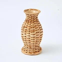 Mrs. Alice Rattan Vase (Set of 3)< Vases | Vases & Planters