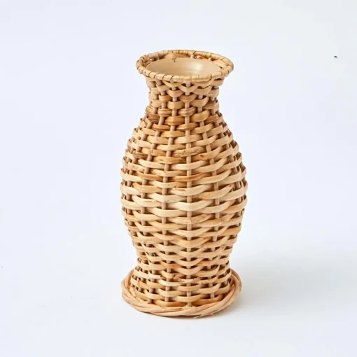 Mrs. Alice Rattan Vase (Set of 3)< Vases | Vases & Planters