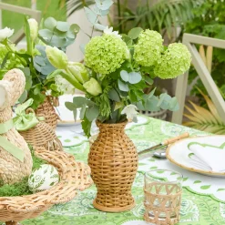 Mrs. Alice Rattan Vase (Set of 3)< Vases | Vases & Planters