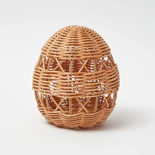 Mrs. Alice Rattan Woven Egg Family< Spring Decorations