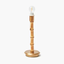 Mrs. Alice Rechargeable Bamboo Lamp< Rechargeable Table Lamps | Summer Lighting