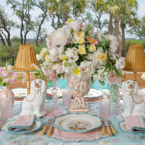 Mrs. Alice Rechargeable Bamboo Lamp< Rechargeable Table Lamps | Summer Lighting