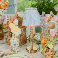 Mrs. Alice Rechargeable Bamboo Lamp< Rechargeable Table Lamps | Summer Lighting