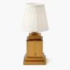 Mrs. Alice Rechargeable Lamp with Cream Shade (15cm)< Rechargeable Table Lamps