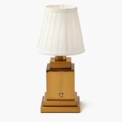 Mrs. Alice Rechargeable Lamp with Cream Shade (15cm)< Rechargeable Table Lamps