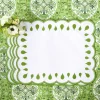 Mrs. Alice Rectangular Bettina White Placemats (Set of 4)< Placemats