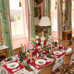 Mrs. Alice Red & Green Christmas Countdown Nutcracker< Christmas Decorations