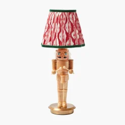 Mrs. Alice Red & Green Ikat Lampshade (18cm)< Lampshades