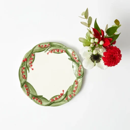 Mrs. Alice Red Berry Starter Plate< Starter Plates