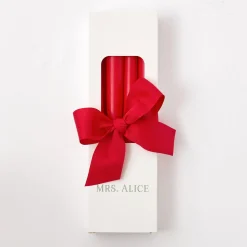 Mrs. Alice Red Candles (Set of 8)< Candles