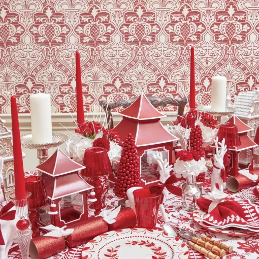 Mrs. Alice Red Candles (Set of 8)< Candles
