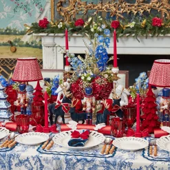 Mrs. Alice Red Glass Lantern Tea Light Holder Set< Candle Holders | Tea Light Lanterns