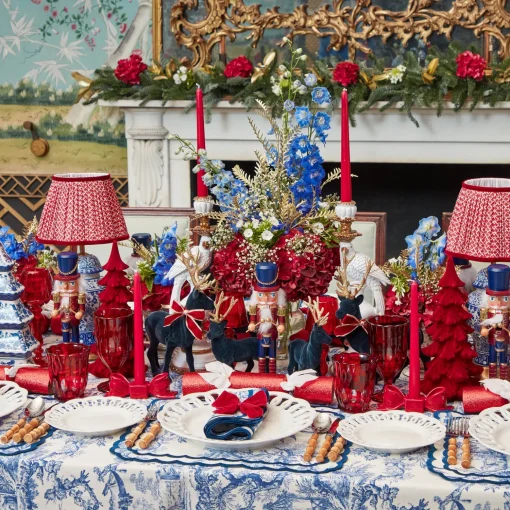 Mrs. Alice Red Glass Lantern Tea Light Holder (Pair) - 18 cm< Candle Holders | Tea Light Lanterns