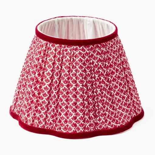 Mrs. Alice Red Lotus Lampshade (22cm)< Lampshades