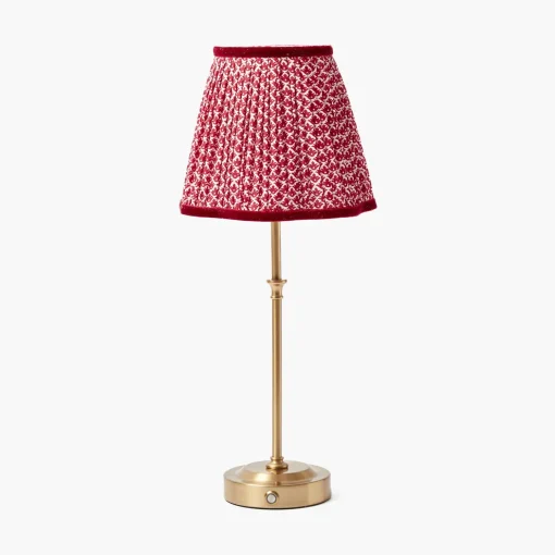 Mrs. Alice Red Lotus Lampshade (18cm)< Lampshades
