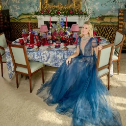 Mrs. Alice Red Scalloped Glassware (Set of 12)< Glasses | Glassware Sets