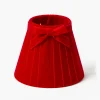 Mrs. Alice Red Velvet Bow Lampshade (18cm)< Lampshades