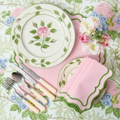 Mrs. Alice Rose Bud Dinner Plate< Dinner Plates