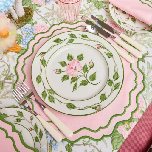 Mrs. Alice Rose Bud Dinner Plate< Dinner Plates
