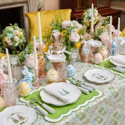 Mrs. Alice Rose Hobnail Jug with Emerald Handle & Glasses (Set of 6)< Glassware Sets