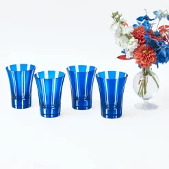 Mrs. Alice Royal Blue Positano Glasses (Set of 4)< Glasses