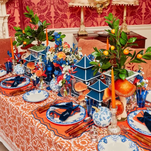 Mrs. Alice Royal Blue Positano Glasses (Set of 4)< Glasses