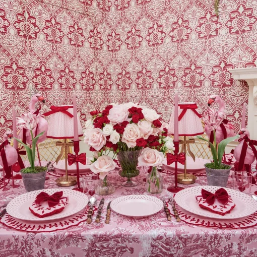 Mrs. Alice Ruby Red Velvet Napkin Bows (Set of 4)< Napkin Rings & Bows