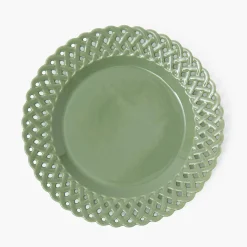 Mrs. Alice Sage Basketweave Dinner Plate< Dinner Plates