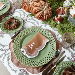 Mrs. Alice Sage Basketweave Dinner Plates (Set of 4)< Dinner Plates | Crockery Sets