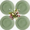 Mrs. Alice Sage Basketweave Starter Plates (Set of 4)< Starter Plates | Crockery Sets