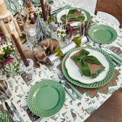 Mrs. Alice Sage Basketweave Starter Plates (Set of 4)< Starter Plates | Crockery Sets