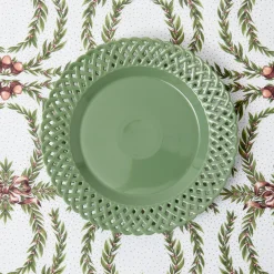 Mrs. Alice Sage Basketweave Starter Plates (Set of 4)< Starter Plates | Crockery Sets