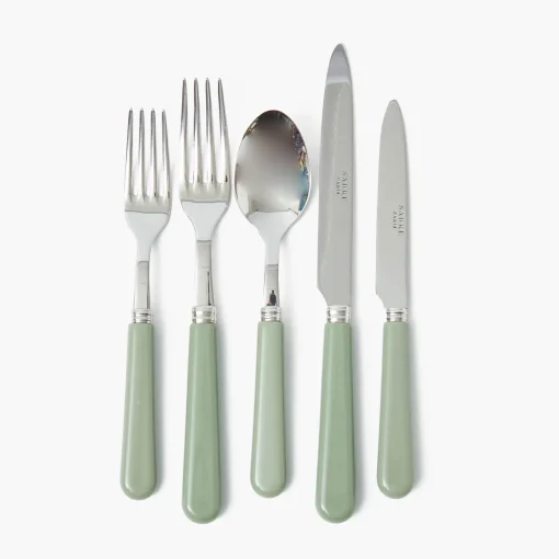 Mrs. Alice Sage Green Cutlery (5 Piece)< Cutlery Sets