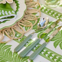 Mrs. Alice Sage Green Cutlery (5 Piece)< Cutlery Sets
