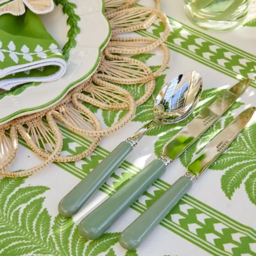 Mrs. Alice Sage Green Cutlery (5 Piece)< Cutlery Sets