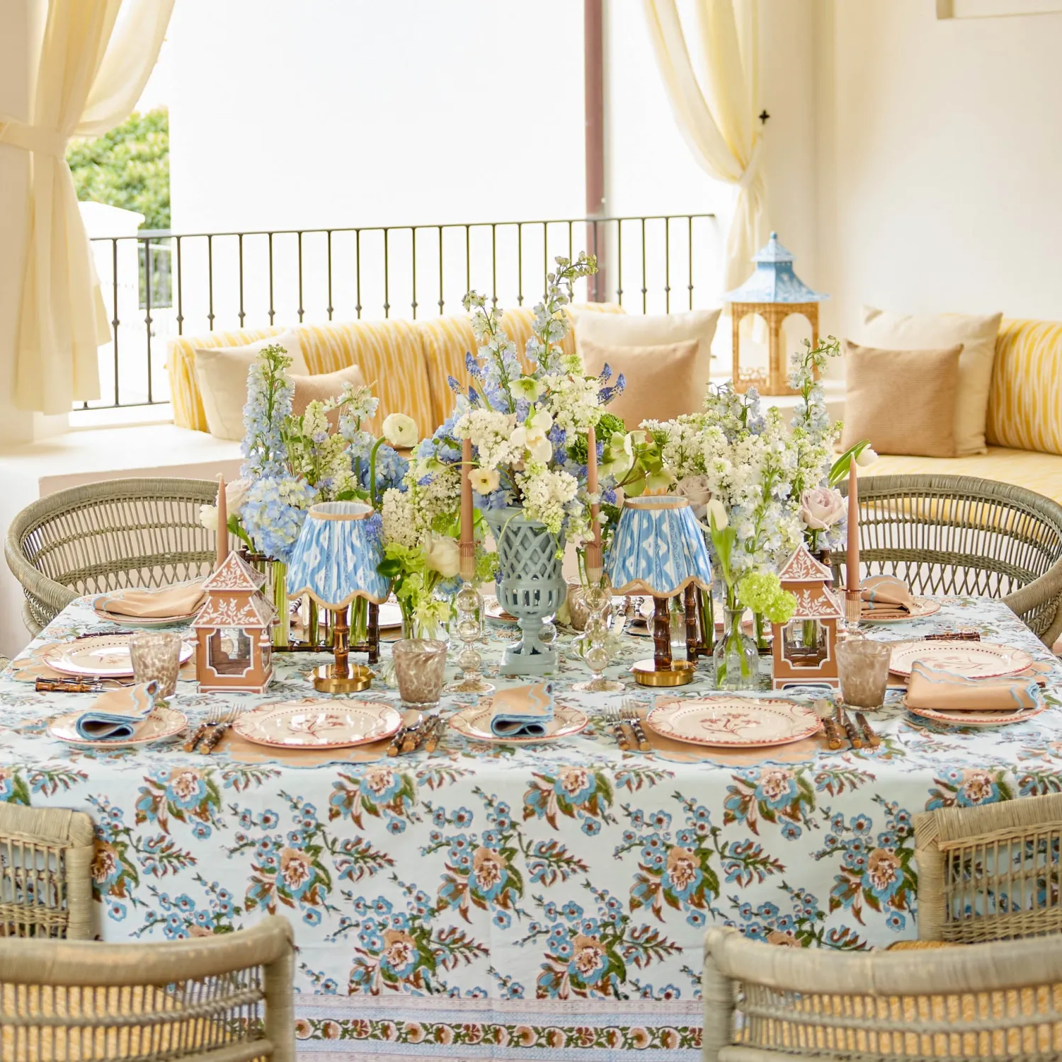 Mrs. Alice Santa Kristina Dinner & Starter Plates (Set of 8)< Summer Crockery | Crockery Sets