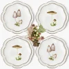 Mrs. Alice Scalloped Mushroom Dinner & Starter Plates (Set of 8)< Crockery Sets