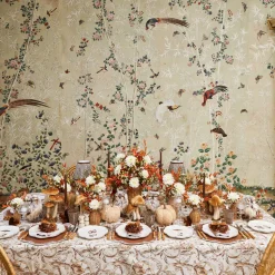 Mrs. Alice Scalloped Mushroom Starter Plate (Brown)< Starter Plates