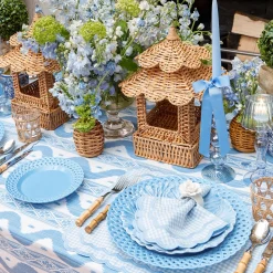 Mrs. Alice Scalloped Rattan Pagoda Lantern< Year-round Decorations | Spring Decorations