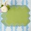 Mrs. Alice Scarlett Green & Blue Placemats (Set of 4)< Summer Table Linen | Placemats