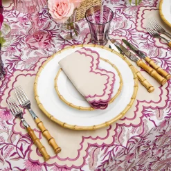 Mrs. Alice Scarlett Sand Napkins (Set of 4)< Summer Table Linen | Napkins