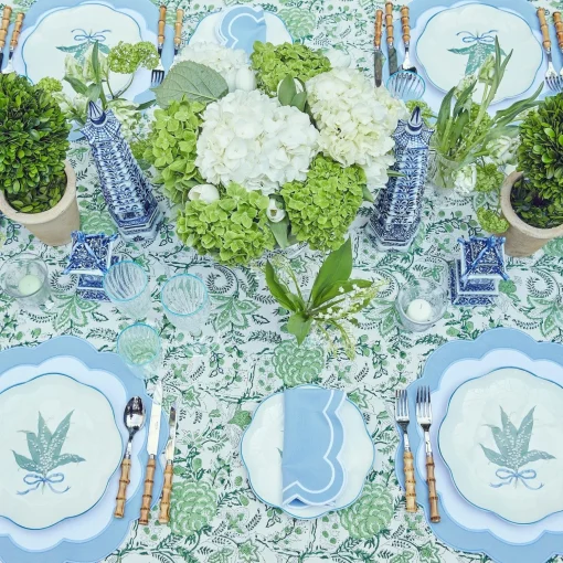 Mrs. Alice Serena Appliqué Blue Placemats (Set of 4)< Placemats | For Her