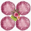Mrs. Alice Serena Aubergine Cabbage Dinner Plates (Set of 4)< Summer Crockery | Dinner Plates