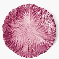 Mrs. Alice Serena Aubergine Cabbage Dinner Plate< Summer Crockery | Dinner Plates