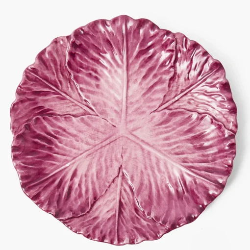 Mrs. Alice Serena Aubergine Cabbage Dinner Plate< Summer Crockery | Dinner Plates
