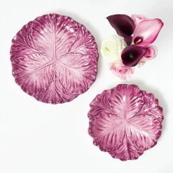 Mrs. Alice Serena Aubergine Cabbage Starter Plate< Summer Crockery | Starter Plates
