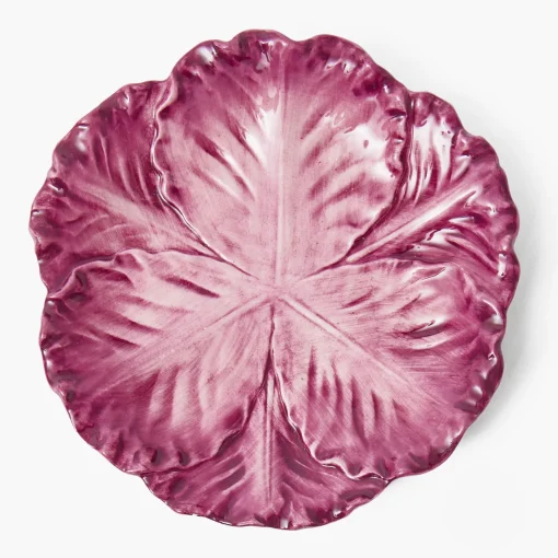 Mrs. Alice Serena Aubergine Cabbage Starter Plates (Set of 4)< Summer Crockery | Starter Plates