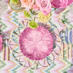 Mrs. Alice Serena Aubergine Cabbage Dinner Plates (Set of 4)< Summer Crockery | Dinner Plates