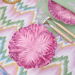 Mrs. Alice Serena Aubergine Cabbage Starter Plate< Summer Crockery | Starter Plates